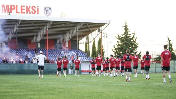 Gaziantep FK antrenmanında güzel görüntüler